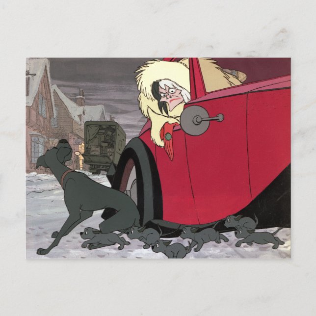 Cruella De Vil | Look Out!! Postcard (Front)
