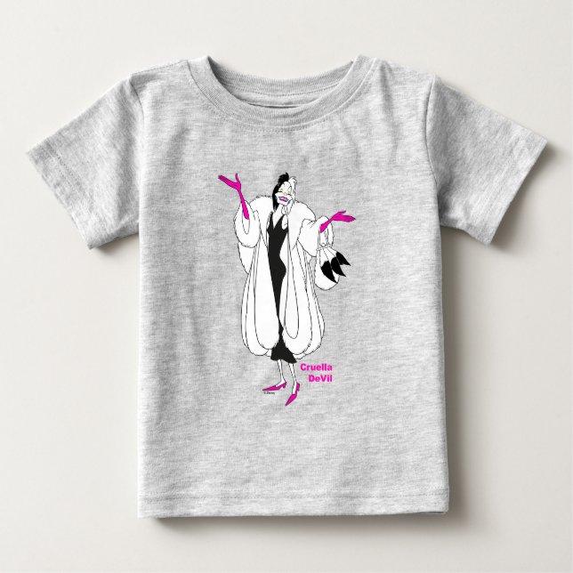 Cruella De Vil | Magenta Accessories Baby T-Shirt (Front)
