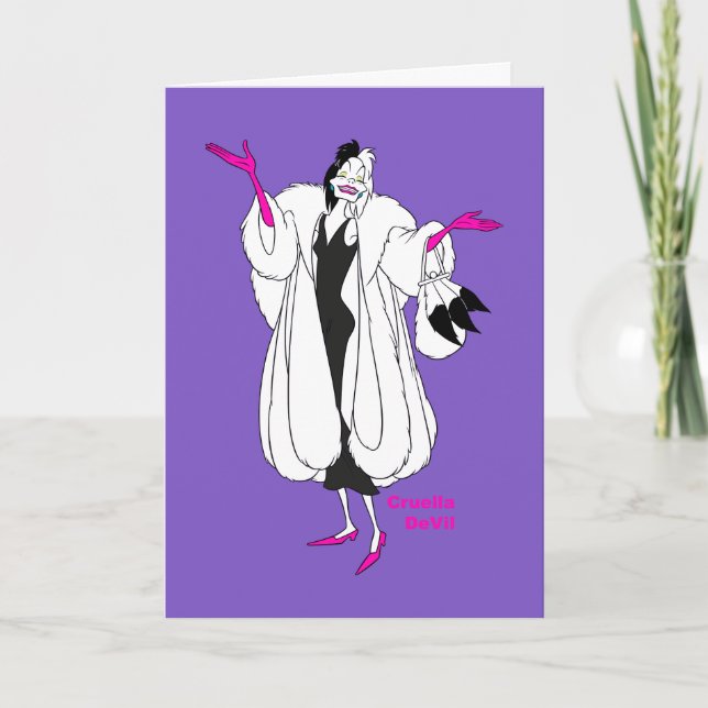 Cruella De Vil | Magenta Accessories Card (Front)