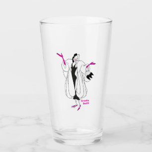 Cruella De Vil   Magenta Accessories Glass