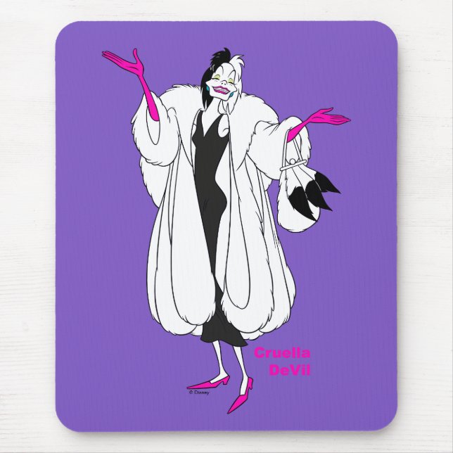 Cruella De Vil | Magenta Accessories Mouse Pad (Front)