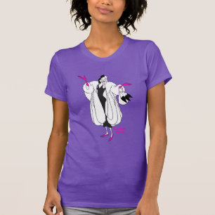 Cruella De Vil   Magenta Accessories T-Shirt