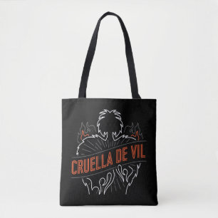 Cruella De Vil Neon Tote Bag