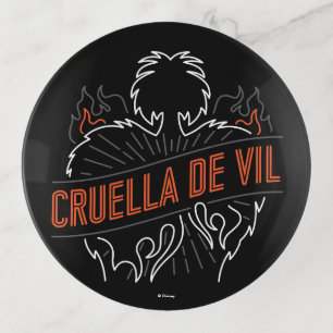 Cruella De Vil Neon Trinket Tray