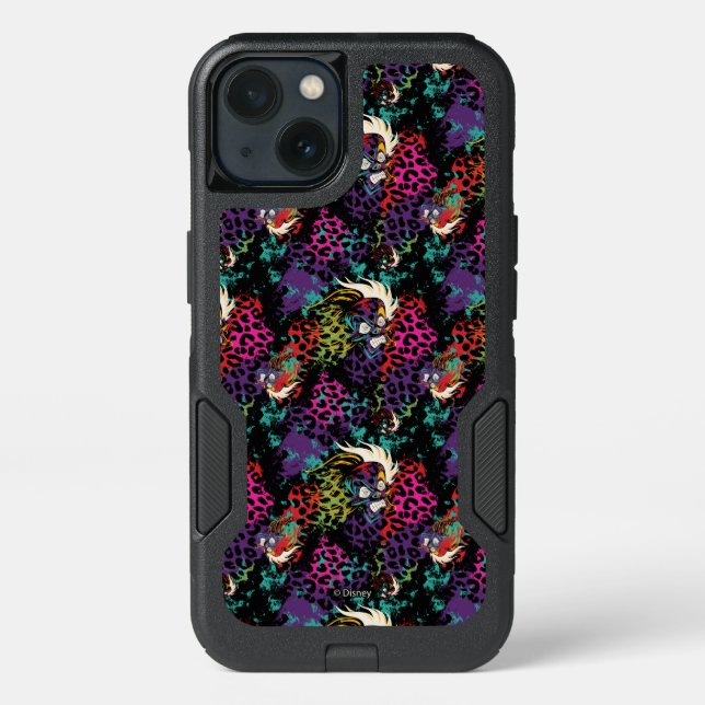 Cruella De Vil Pattern Otterbox iPhone Case (Back)