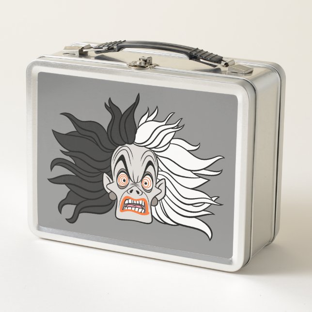Cruella De Vil | Scary Face Metal Lunch Box (Front)