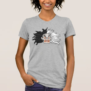 Cruella De Vil Scary Face T-Shirt