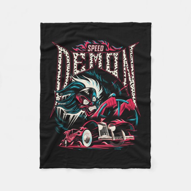 Cruella De Vil | Speed Demon Fleece Blanket (Front)