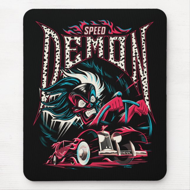 Cruella De Vil | Speed Demon Mouse Pad (Front)