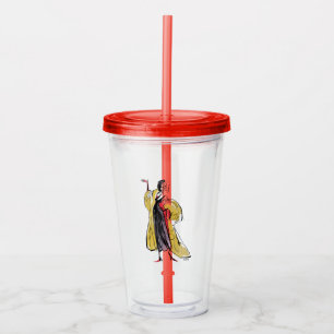 Cruella De Vil   Strikes An Evil Pose Acrylic Tumbler