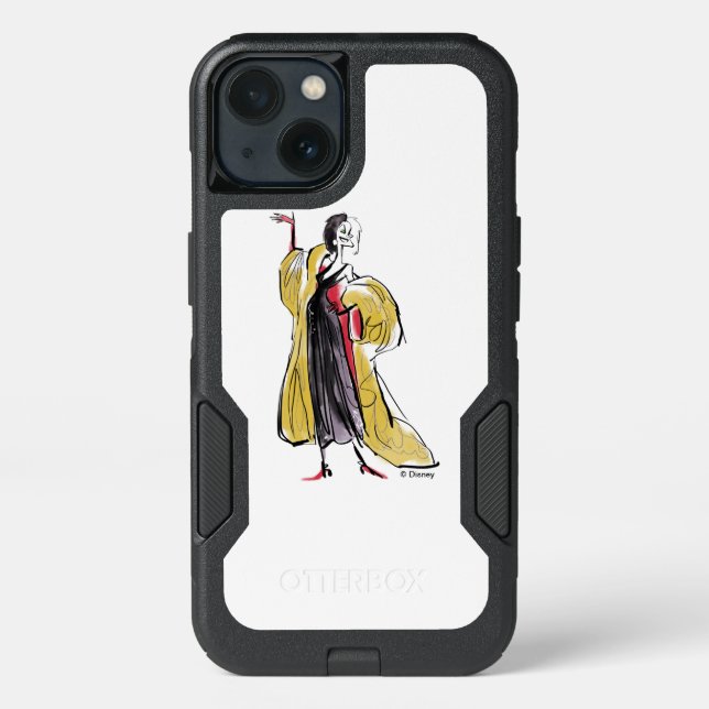 Cruella De Vil | Strikes An Evil Pose Otterbox iPhone Case (Back)