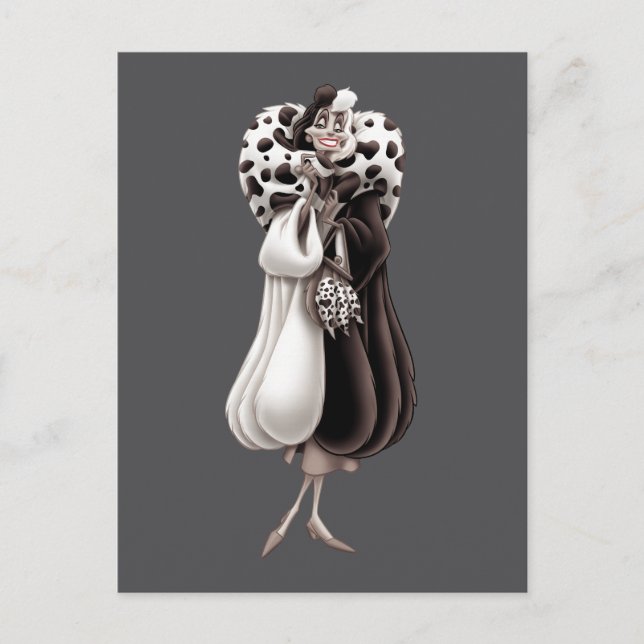 Cruella De Vil | "Sweet" Smile Postcard (Front)