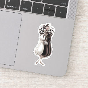 Cruella De Vil "Sweet" Smile Sticker