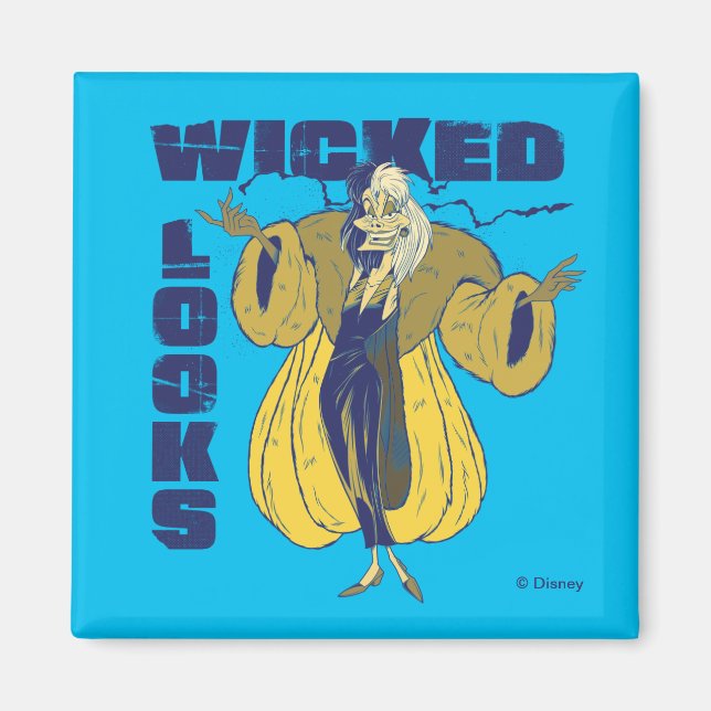 Cruella De Vil | Wicked Looks Magnet (Front)