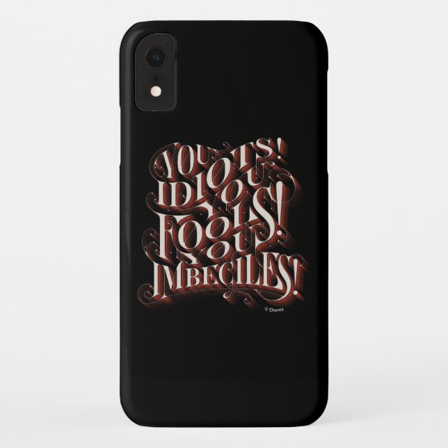 Cruella De Vil | You Idiots Case-Mate iPhone Case (Back)