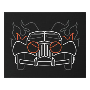 Cruella De Vil's Car Faux Canvas Print