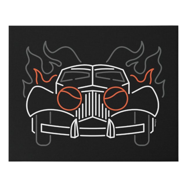 Cruella De Vil's Car Faux Canvas Print (Front)