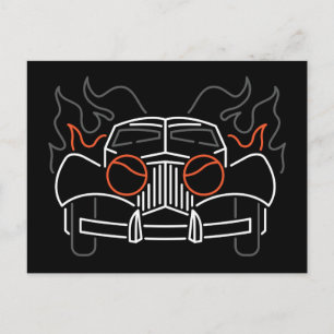 Cruella De Vil's Car Postcard