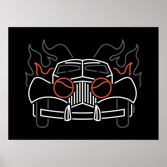 Cruella De Vil's Car Poster (Front)