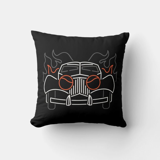 Cruella De Vil's Car Throw Pillow (Front)