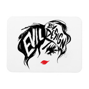 Cruella   Evil By Design Brush Stroke Painting Magnet