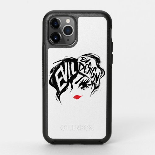 Cruella  Evil By Design Brush Stroke Painting OtterBox Symmetry iPhone 11 Pro Case