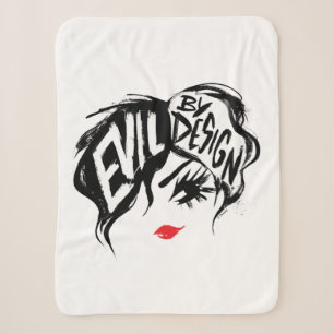 Cruella   Evil By Design Brush Stroke Painting Sherpa Blanket