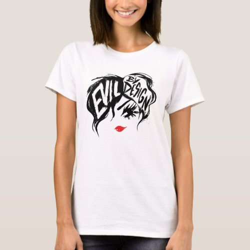 Cruella  Evil By Design Brush Stroke Painting T_Shirt