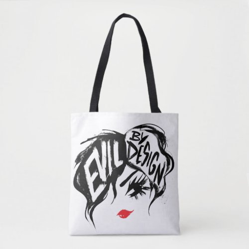 Cruella  Evil By Design Brush Stroke Painting Tote Bag