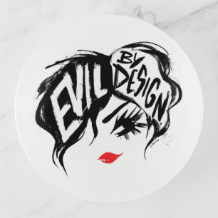 Cruella   Evil By Design Brush Stroke Painting Trinket Tray