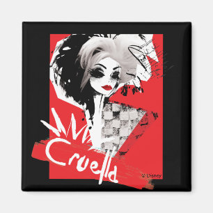 Cruella   Fashion Model Cruella Collage Magnet