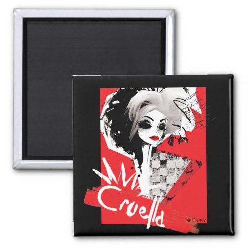 Cruella  Fashion Model Cruella Collage Magnet