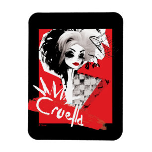 Cruella   Fashion Model Cruella Collage Magnet