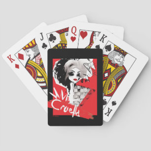 Cruella Fashion Model Cruella Playing Cards