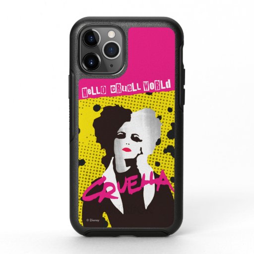 Cruella | Hello Cruell World Ransom Stencil Art OtterBox Symmetry iPhone 11 Pro Case