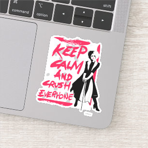 Cruella   Keep Calm and Crush Everyone Sticker