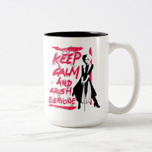 Cruella   Keep Calm and Crush Everyone Two-Tone Coffee Mug