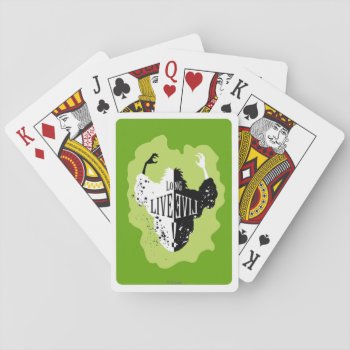 Cruella - Long Live Evil Playing Cards by descendants at Zazzle