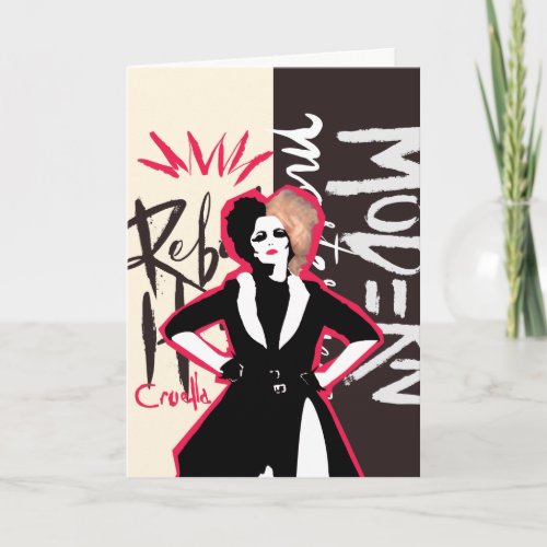 Cruella  Rebel Heart _ Modern Masterpiece Card