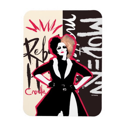 Cruella  Rebel Heart _ Modern Masterpiece Magnet