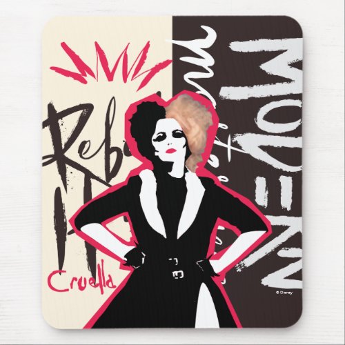 Cruella  Rebel Heart _ Modern Masterpiece Mouse Pad