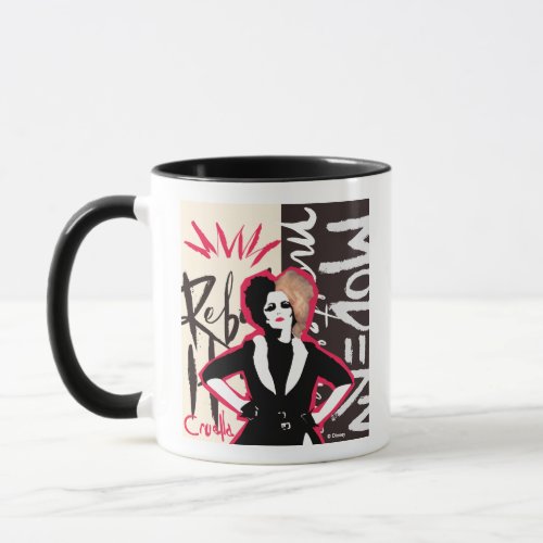 Cruella  Rebel Heart _ Modern Masterpiece Mug