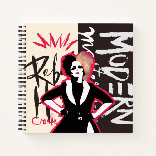 Cruella  Rebel Heart _ Modern Masterpiece Notebook