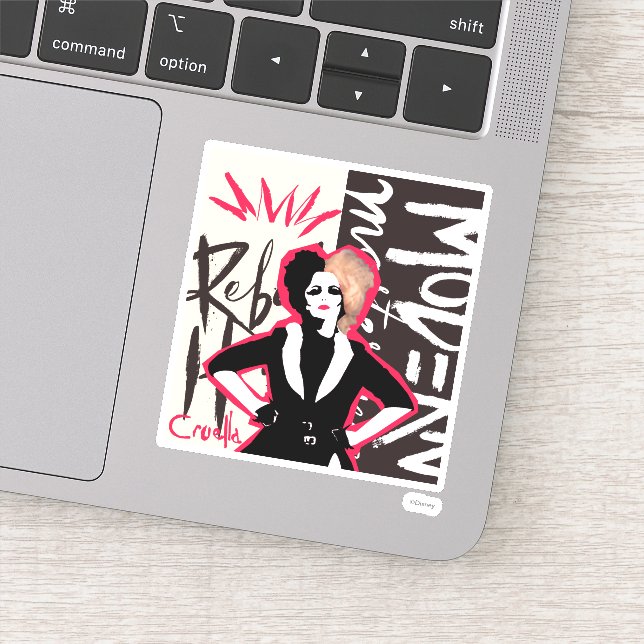 Cruella | Rebel Heart - Modern Masterpiece Sticker (Detail)