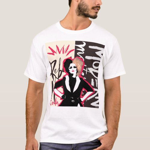 Cruella  Rebel Heart _ Modern Masterpiece T_Shirt