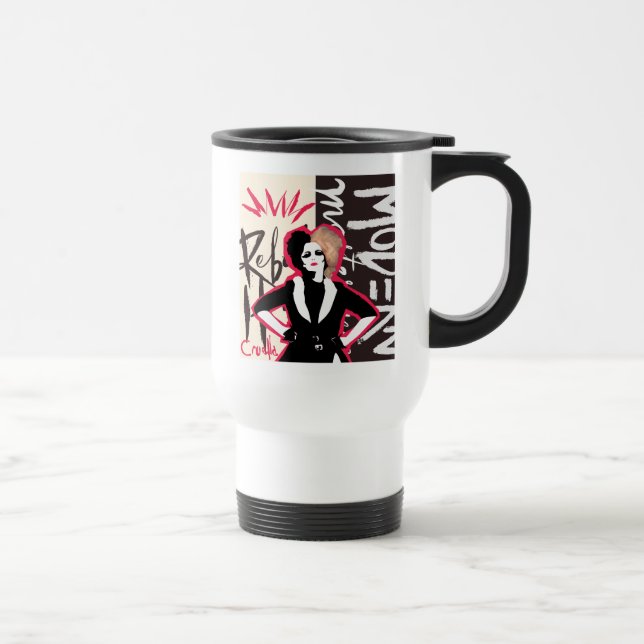 Cruella | Rebel Heart - Modern Masterpiece Travel Mug (Right)