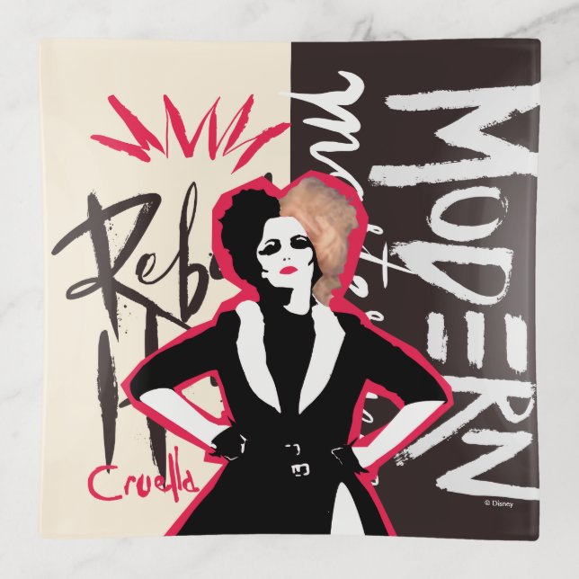 Cruella | Rebel Heart - Modern Masterpiece Trinket Tray (Front)