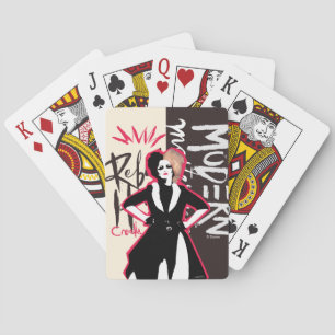 Cruella Rebel Heart Playing Cards