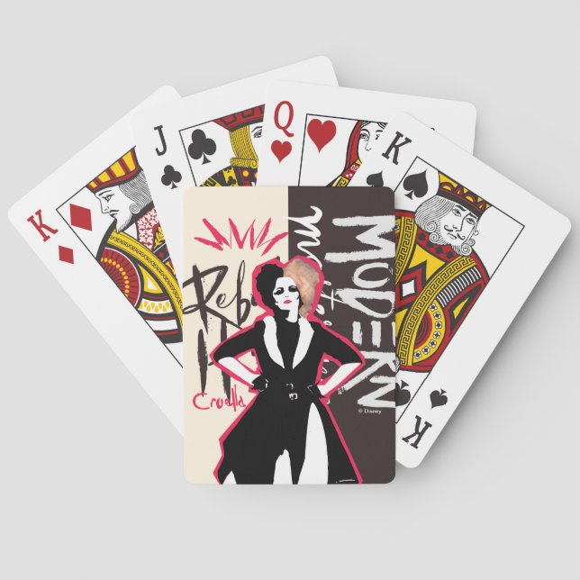 Cruella | Rebel Heart Playing Cards (Back)