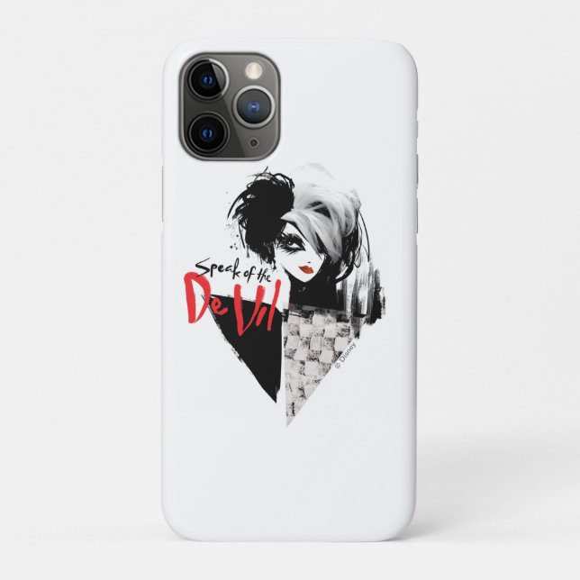 Cruella | Speak of the De Vil Diamond Collage Case-Mate iPhone Case (Back)